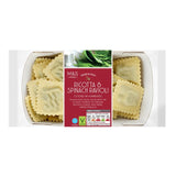M&S ricotta and spinach ravioli 250g, imported from the UK