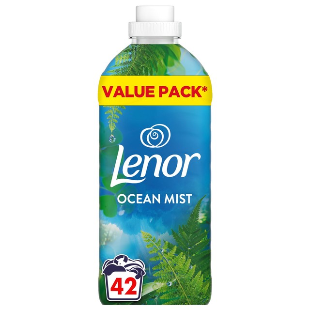 Lenor fabric conditioner with Ocean Escape Fresh Scent, 1386ml bottle, UK version