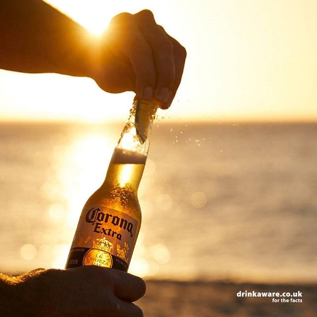 Corona Extra Mexican lager beer 4 x 330ml bottles - British product