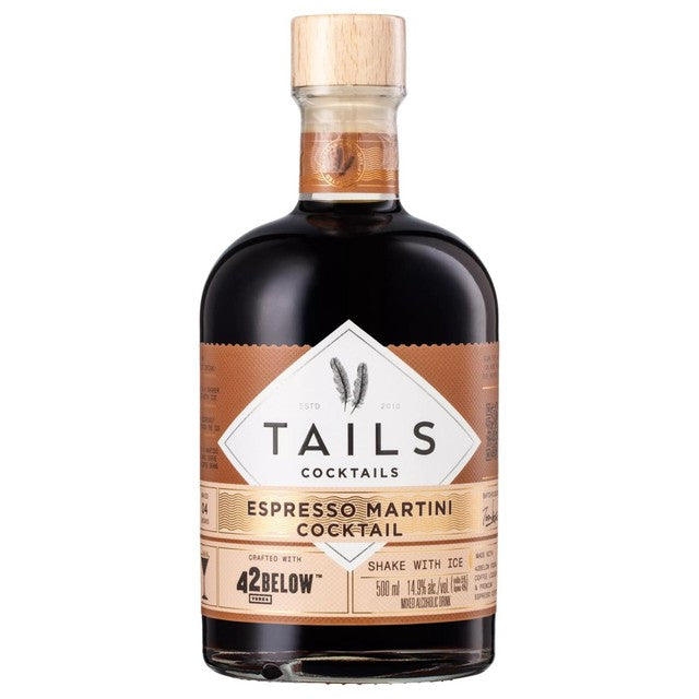Tails Espresso Martini premixed cocktail 500ml (British brand)