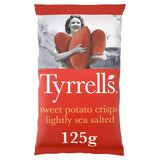 Tyrrell's Lightly Sea Salted Sweet Potato Crisps 125g (British brand)