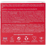 Sugar Coated leg hair removal kit with rosehip 200g (British brand)