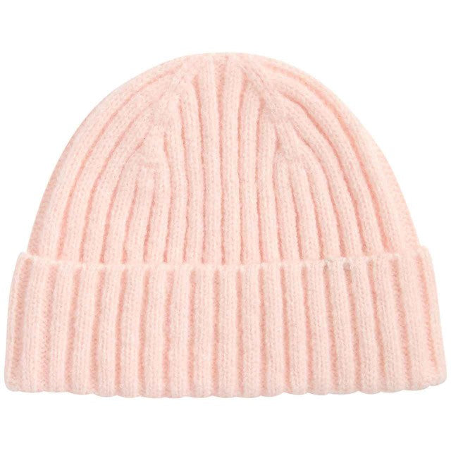 M&S kids fisherman beanie hat pink 3-6 years, UK version