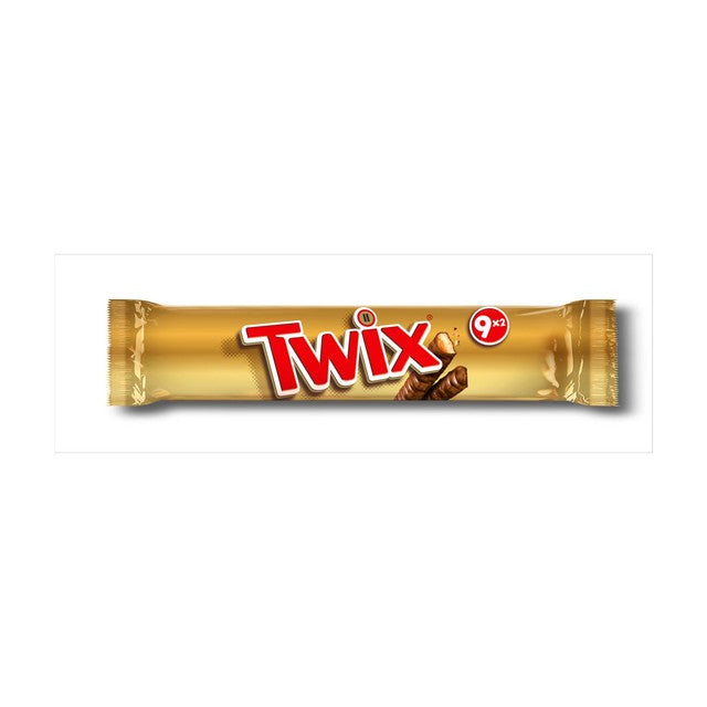 Twix Caramel & Milk Chocolate Fingers Biscuit Bars 9 x 20g Multipack (British brand)