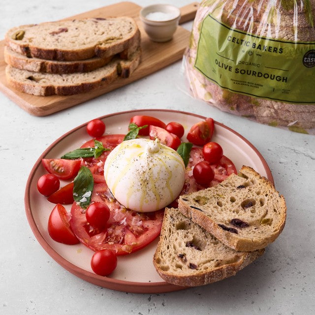 Celtic Bakers Organic Olive Sourdough 500g - British product