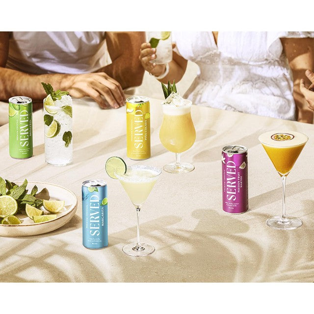 Served Mojito canned cocktail 250ml (British brand)