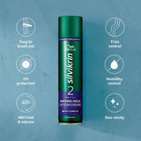 Silvikrin Natural Hold hairspray 400ml (British brand)