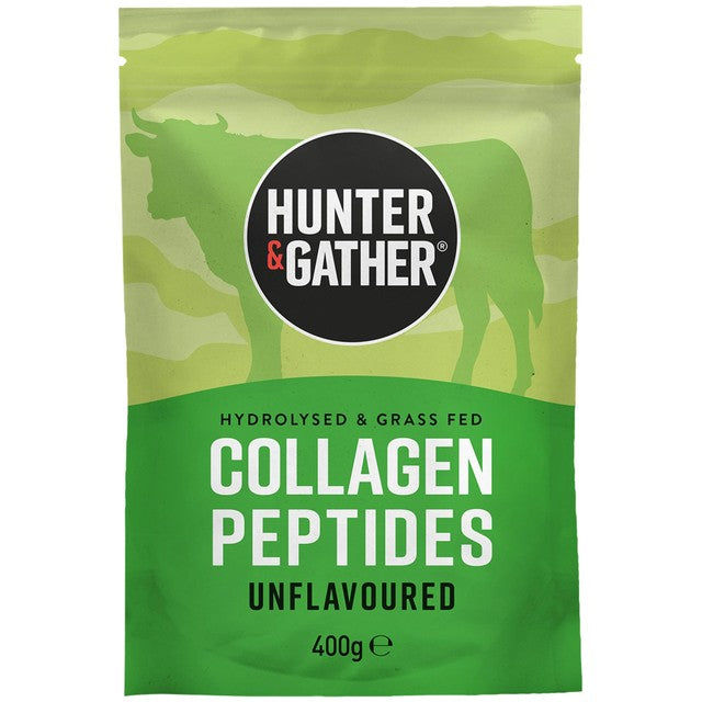 Hunter & Gather unflavoured collagen peptides protein powder 400g, UK version