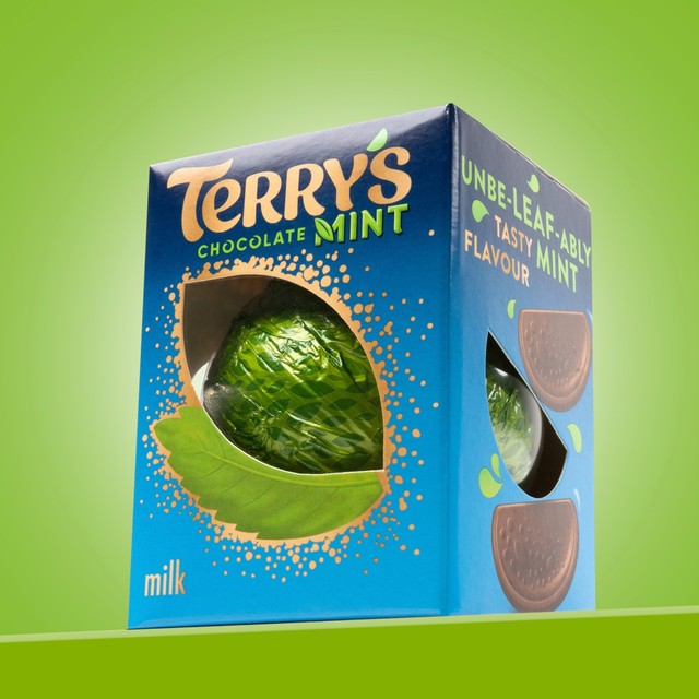 Terry's mint flavour milk chocolate 145g (British brand)