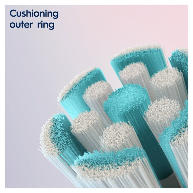 Oral-B Gentle Care Black replacement toothbrush heads, imported from the UK