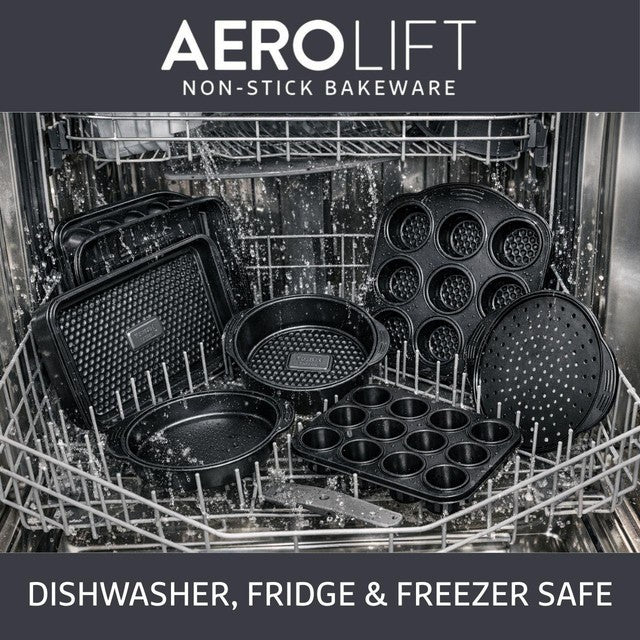 Prestige Aerolift Carbon Steel Muffin Tin 6 cup, imported from the UK