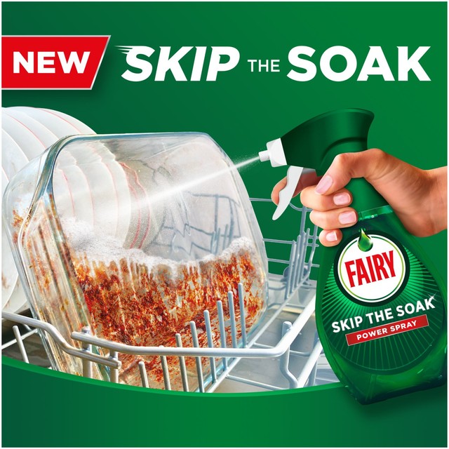 Fairy Skip the Soak Power Spray Fresh dishwashing spray 500ml - British product