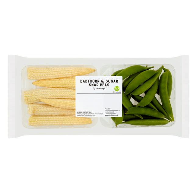 Babycorn and Sugar Snap Peas 200g