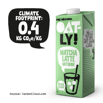 Oatly Matcha Latte Aromatisierte Milchalternative 1L