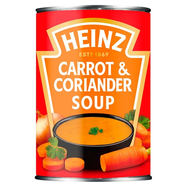 Heinz carrot & coriander soup 400g, UK version