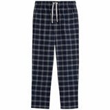M&S men's checked pyjama bottoms navy large, imported from the UK