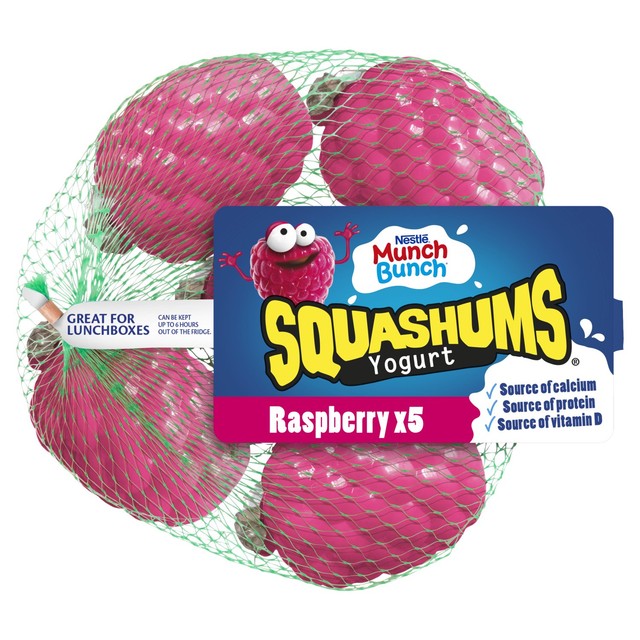 Munch Bunch raspberry yogurt snacks 300g, imported from the UK