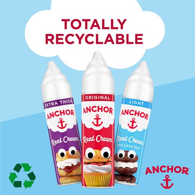 Anchor original real cream spray 250g - British product