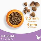 IAMS hairball control cat food with fresh chicken 800g, UK version
