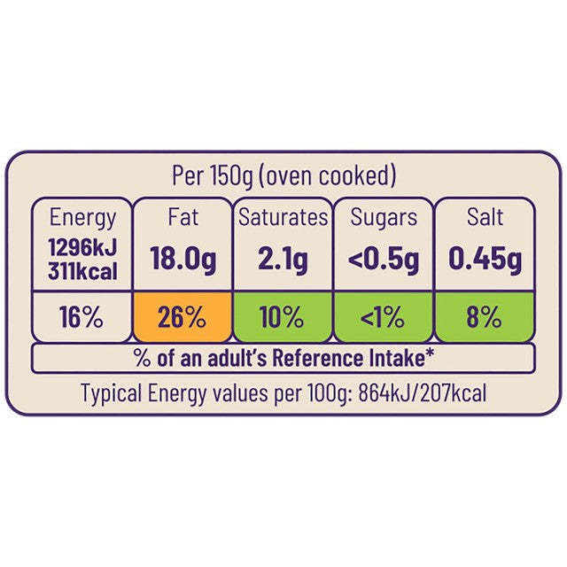 Ocado frozen hash browns 750g, imported from the UK
