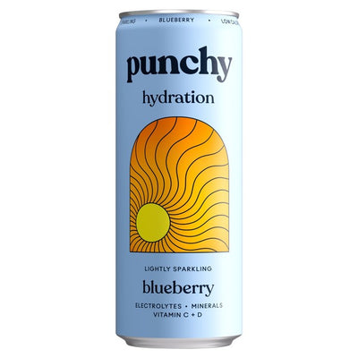 Punchy Everyday Hydration Blueberry Sparkling Drink 330ml