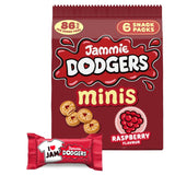 Jammie Dodgers Raspberry Shortcake Biscuits Minis 6 x 20g, UK version