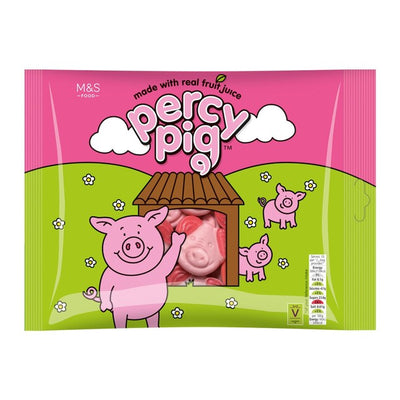 Gommes fruitées tendres M&S Percy Pig Large 400 g
