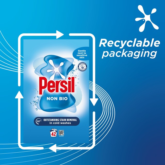 Persil Non Bio Washing Powder 2.1kg, imported from the UK