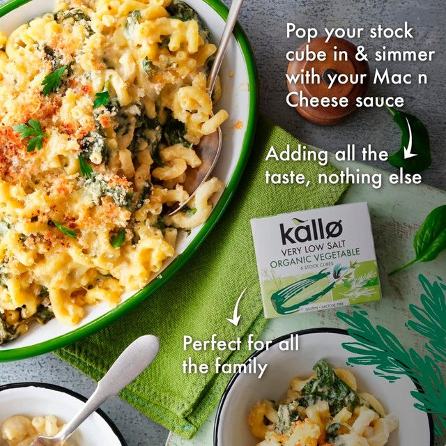 Kallo organic vegetable stock cubes 6x10g, UK version