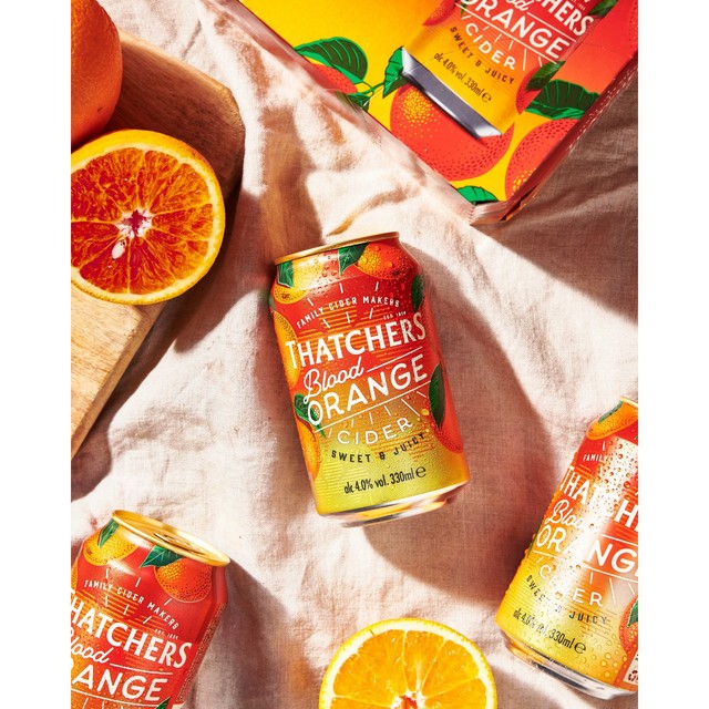 Thatchers Blood Orange Cider 10 x 300ml (British brand)