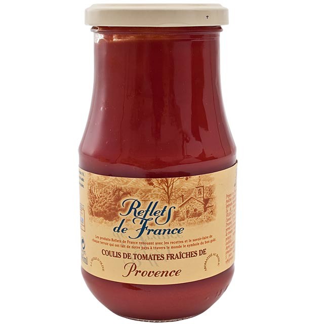Reflets de France Fresh Tomato Coulis 430g, imported from the UK
