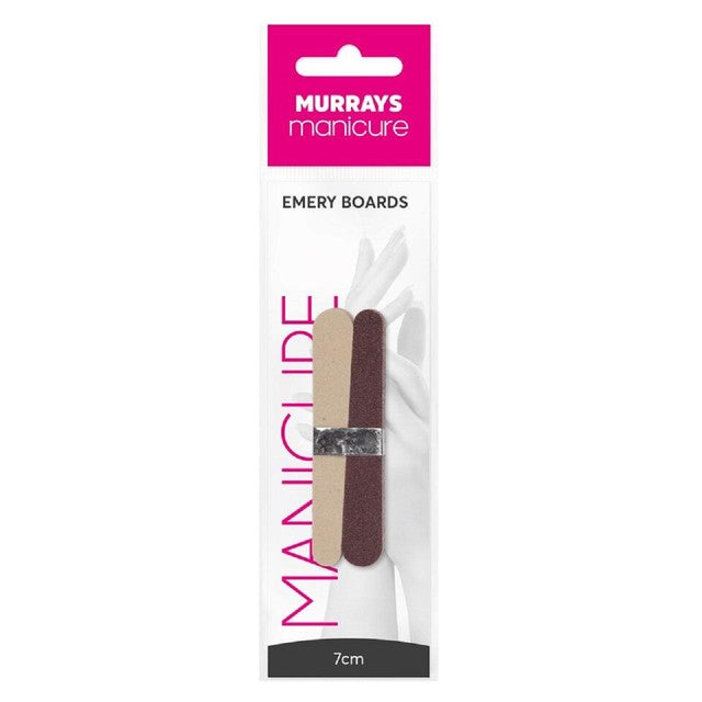 Murrays Manicure miniature emery boards 7cm each, imported from the UK