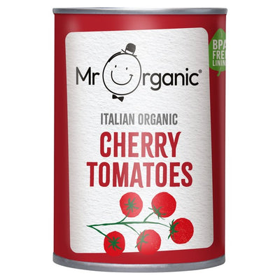Mr Organic Italian Cherry Tomatoes Tinned Tomatoes 400g