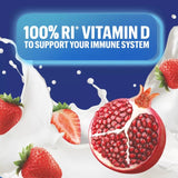 Actimel strawberry and pomegranate yoghurt drink 8 x 100g - British product