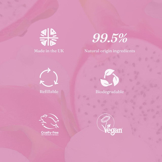 Miniml Non-Bio Laundry Liquid Pink Dragonfruit & Orchid 1L, imported from the UK