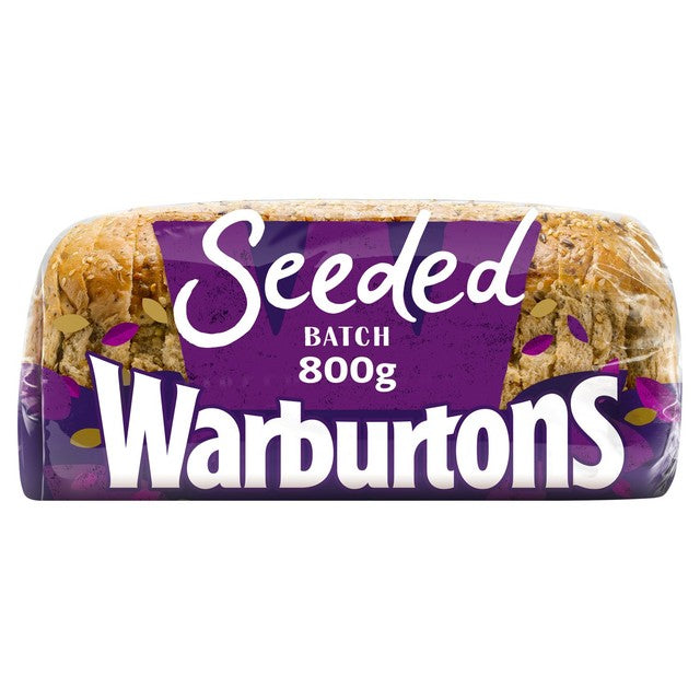 Warburtons seeded batch loaf 800g (British brand)