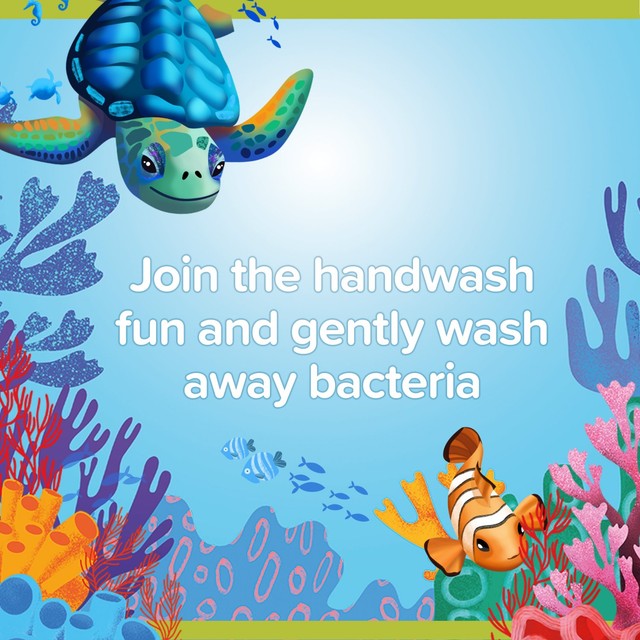 Palmolive Aquarium liquid hand soap 300ml, imported from the UK