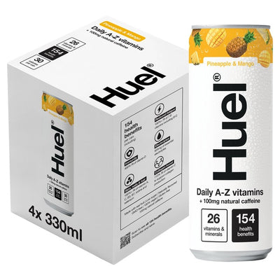 Huel Daily Vitamin Pineapple & Mango Energy Drink 4 x 330ml