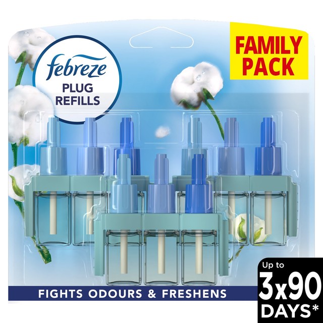 Febreze air freshener refill Cotton Fresh 3 x 20ml - British product