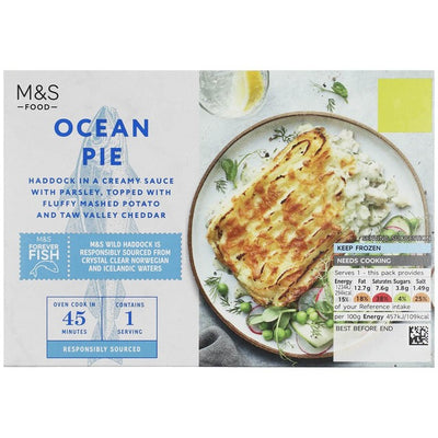 M&S Potato Topped Ocean Pie Frozen Fish Pie 270g
