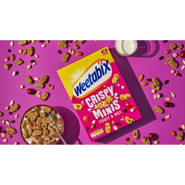 Weetabix Crispy Minis Fruit & Nut breakfast cereal 500g (British brand)