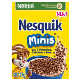 Nesquik chocolate minis breakfast cereal 300g, imported from the UK