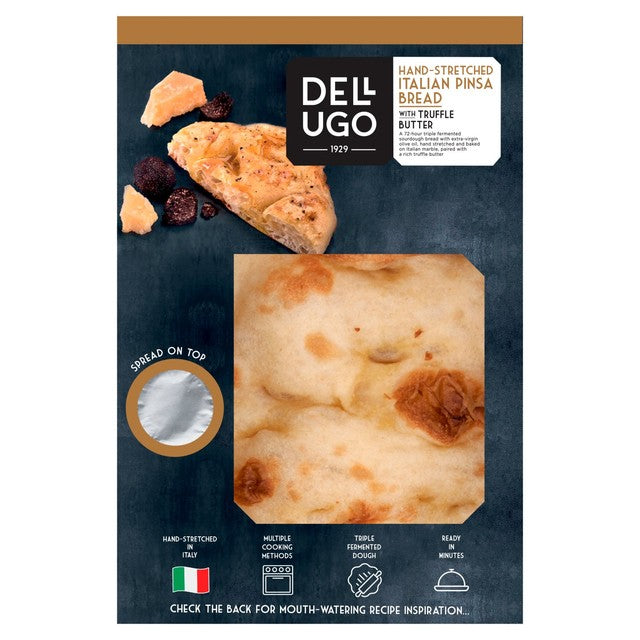 Dell'Ugo pinsa bread with truffle butter 220g - British product