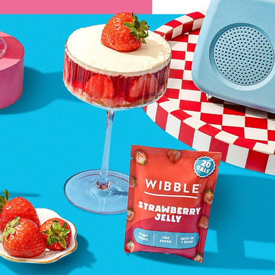 Wibble plantebasert jordbærgelé-pulver 57g