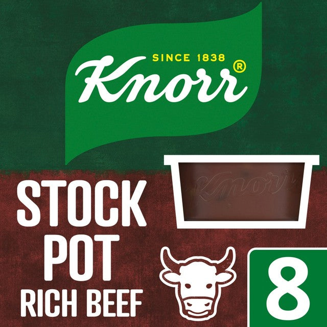 Knorr rich beef stock pot 8 x 28g, UK version