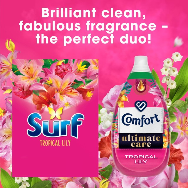 Surf Biological Washing Powder Tropical Lily & Ylang-Ylang 23 Wash (British brand)