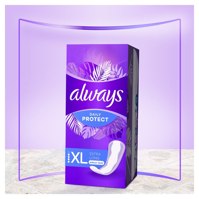 Always Dailies Long Plus panty liners 24 pack - British product
