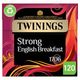 Twinings English Strong Breakfast tea bags 120 teabags (British brand)