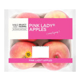 M&S Pink Lady Apples 4 Pack, imported from the UK