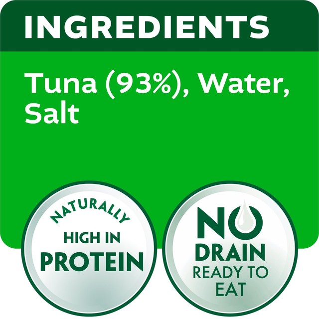 John West tuna steak with a little brine 110g, UK version